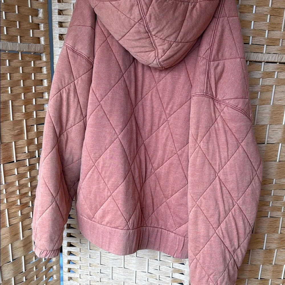 Quilted Women's Jacket in faded peach - Picture 4 of 4